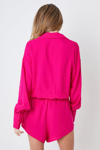 Button Up Playsuit